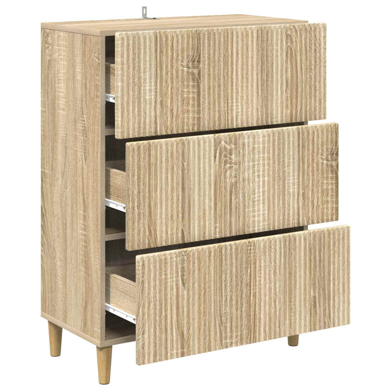 Accent Chest, 90cm H x 66cm W x 34.5cm D, Sonoma Oak