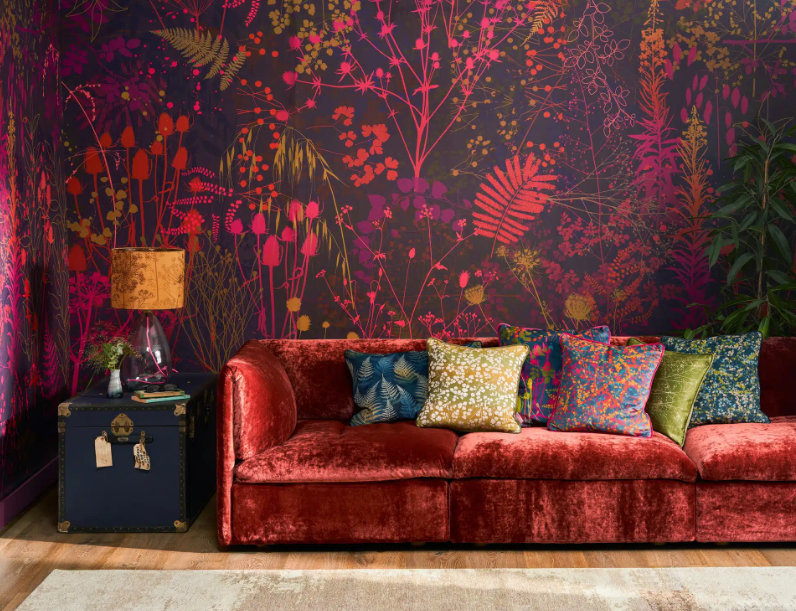 Clarissa Hulse Serendipity Kaleidoscope Fixed Size Mural, Brown