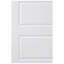 Porte intérieure traditionnelle stratifiée blanche à 5 panneaux avec ouverture à gauche et à droite-100697532-100697536