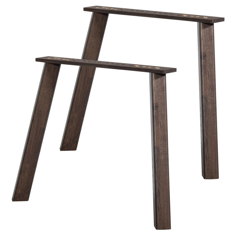 Haarlem Solid Wood Table Leg, Mystic Brown
