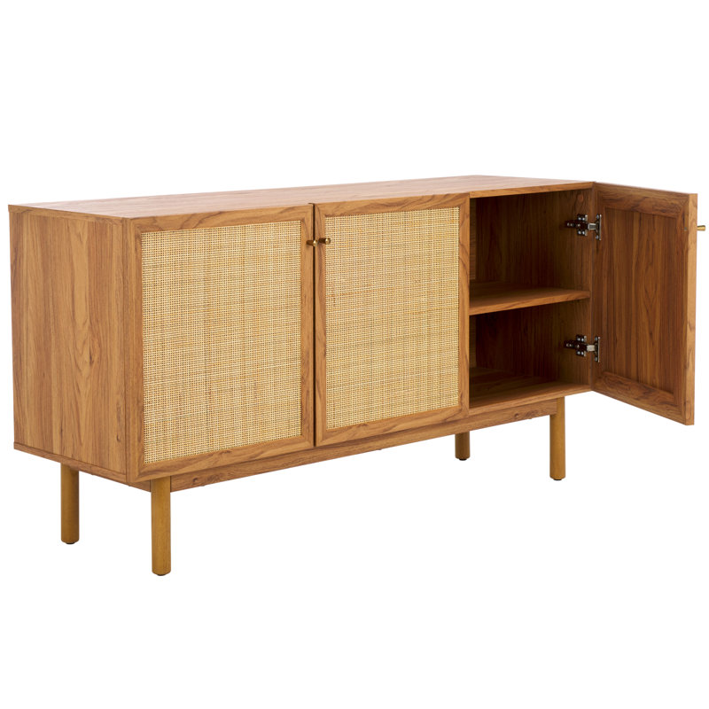 Meuble télé pour téléviseur de 60 po ou moins Spigner, Oak / Natural