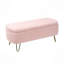 Banc rembourré en fausse fourrure-1853570153