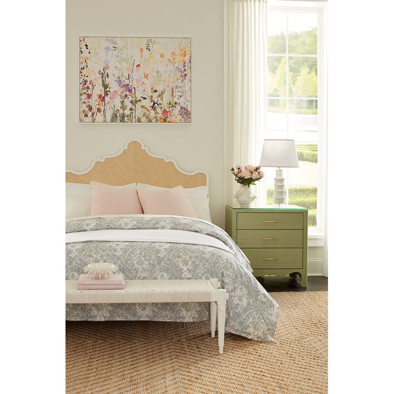Gianna 3-Drawer End Table, Spring Green
