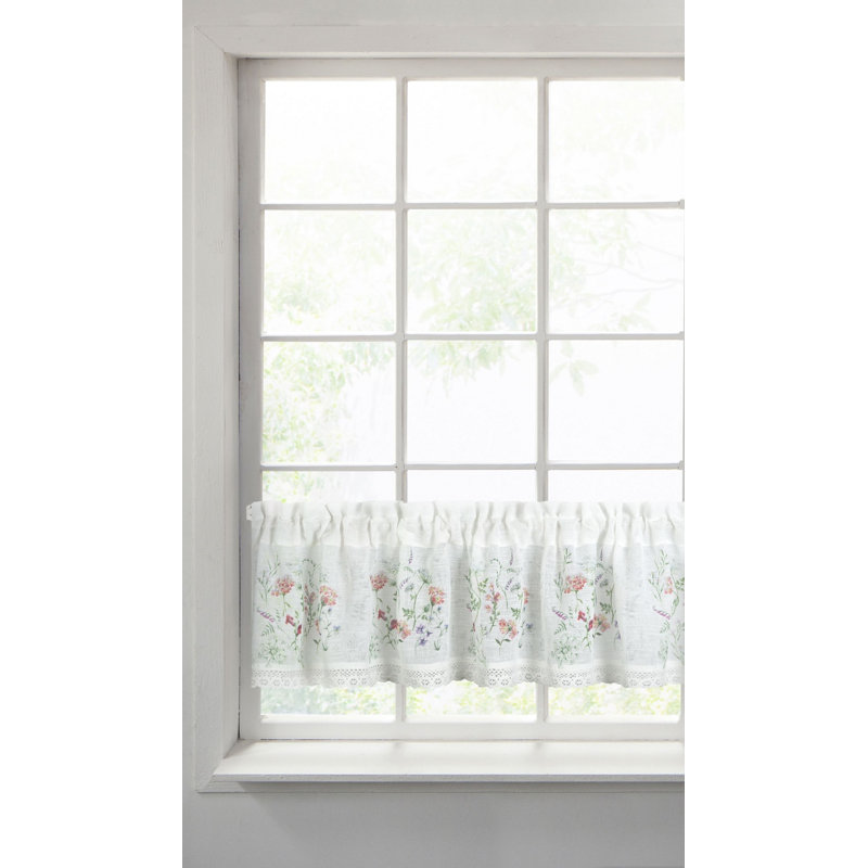 Ramsgate Sheer Curtain Single Panel, 30cm H x 150cm W
