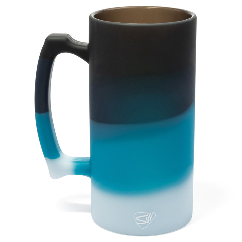 Silipint: Beer Stein: 28oz - Moon Beam - Silicone Handled Beer Mug, Unbreakable
