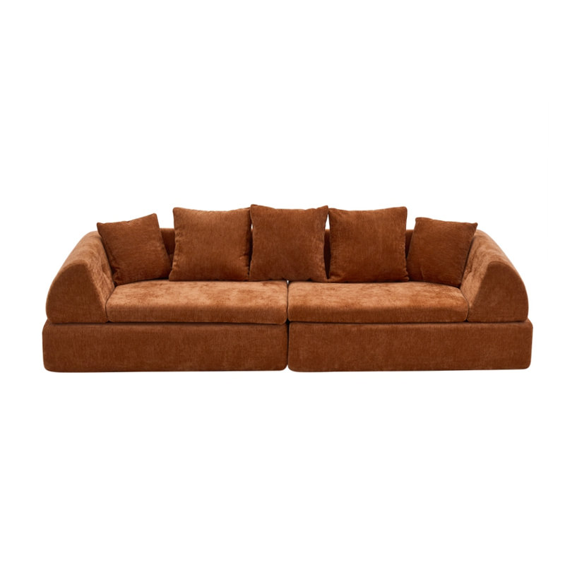 Canapé Boneless Couch, Orange