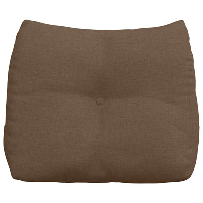 Back Pillow Brown 80 X 24 X 50 Cm Fabric