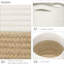 2 pièces de rangement décoratif polyvalent pour fleurs fraîches et séchées
