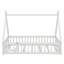 Mignon lit de style tente pour enfants avec garde-corps, lattes et porte durables-83310866-83310864