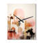 Charmante ville orientale boho rétro pastel II - horloge murale moderne géométrique-99635971