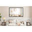 Oversized Rectangle Bathroom Mirror with Black Frame