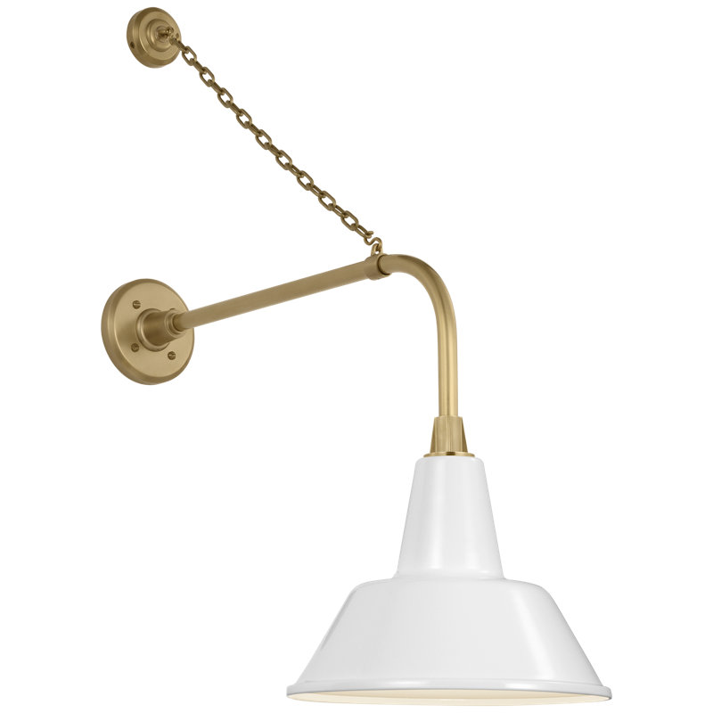 Thomas O'Brien 1 - Light Outdoor Barn Light, 32.5" H x 26.25" W x 12.5" D