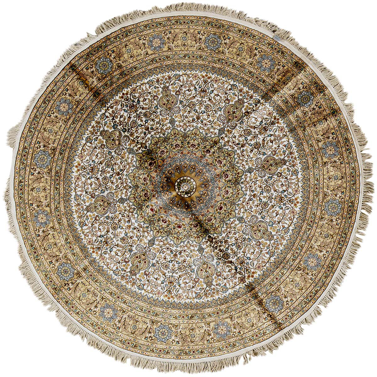 Bokara Rug Co., Inc. Oriental Hand-Knotted Area Rug in Ivory/Yellow ...
