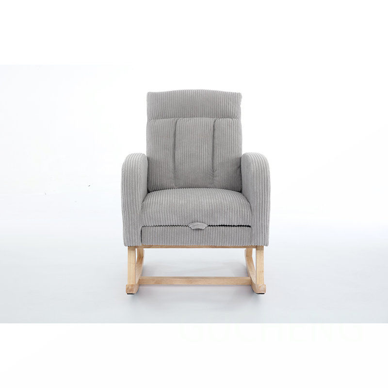 Comfortable Rocking Chair with Multiple Features for Relaxation