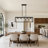 5 - Light Dimmable Kitchen Island Square / Rectangle Chandelier