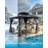10 Ft. x 10 Ft. Outdoor Aluminum Hardtop Gazebo, Double Roof Patio Gazebo with Curtains and Netting, Ventilated Metal Roof Outdoor Shelter for Backyard, Garden, Deck and Patio, Gray-113380077-113380073
