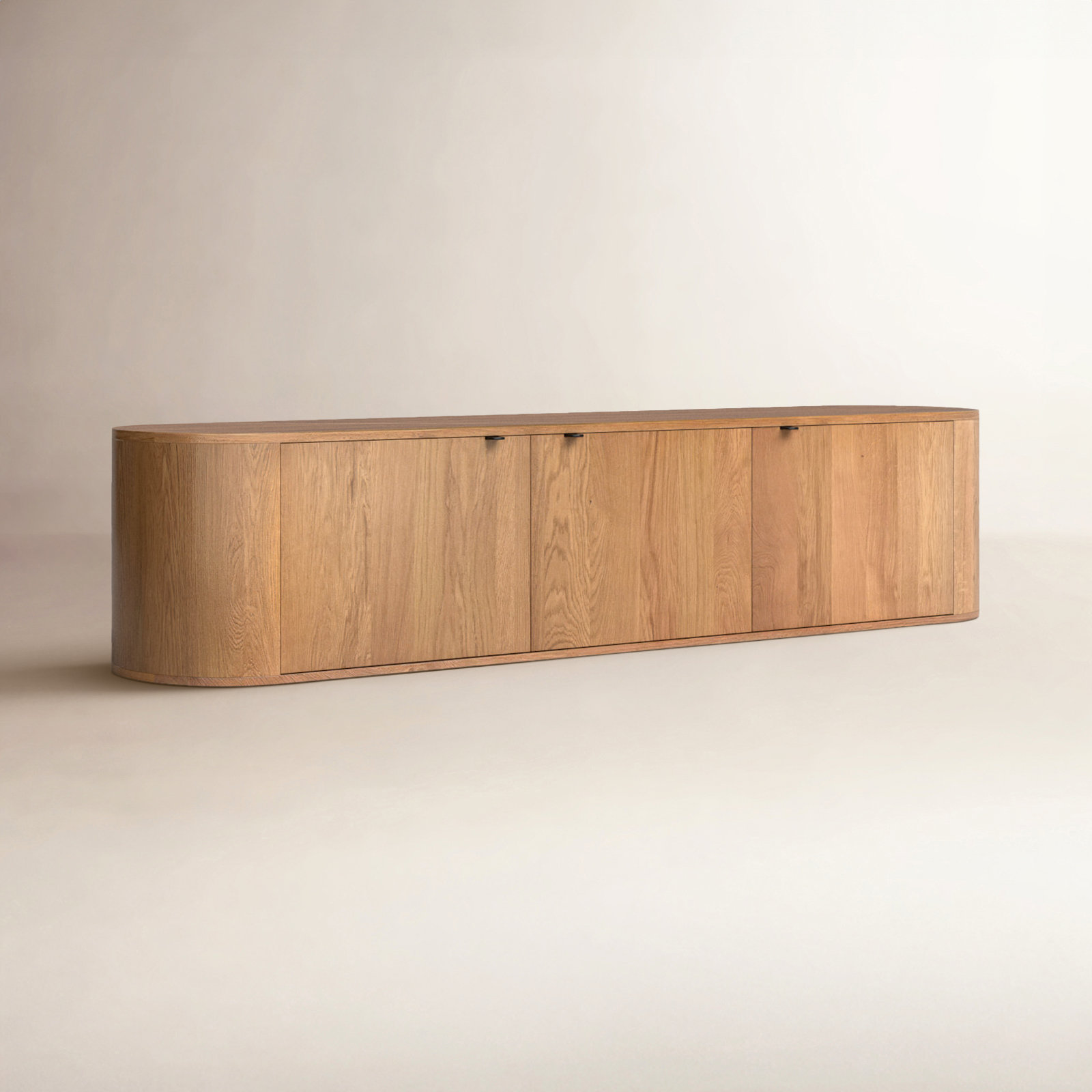 Element 80'' Media Console, No, Brown
