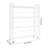 4-Tier Large Capacity Bookshelf With Wheels-1838101555
