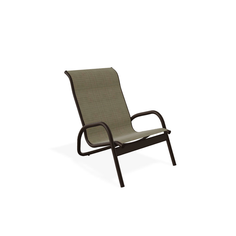 Gardenella Patio Chair, Elevation Stone, Kona