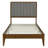 Bethelmie Solid Wood Upholstered Headboard Bed Frame