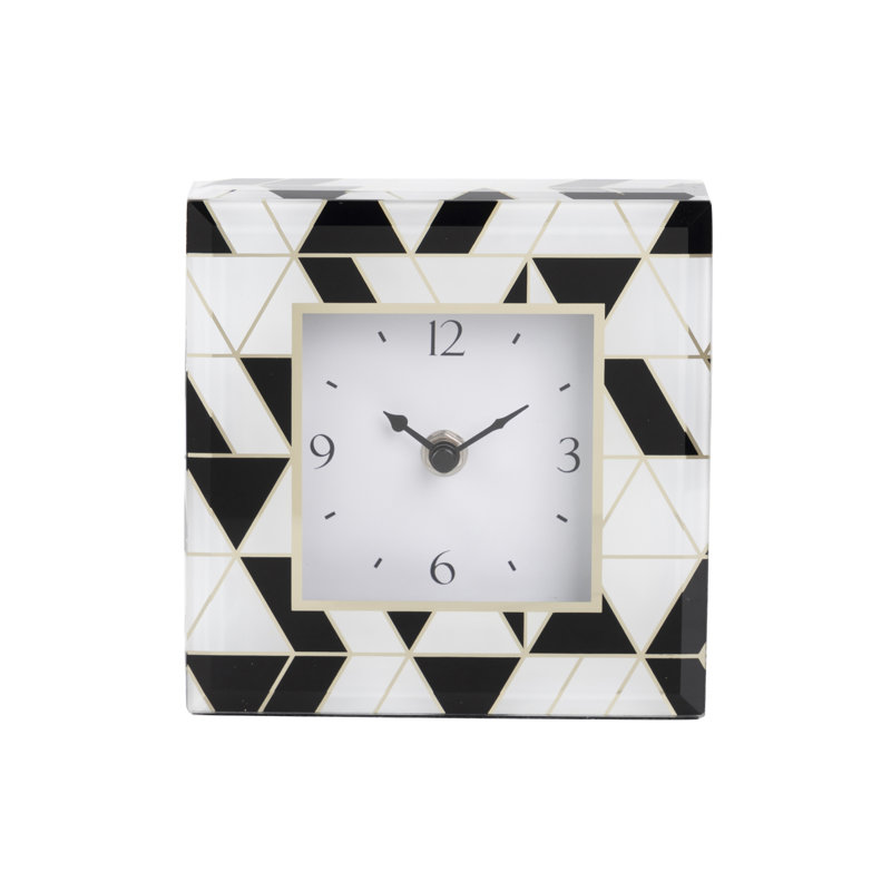 Tabletop Clock in BLACK / WHITE