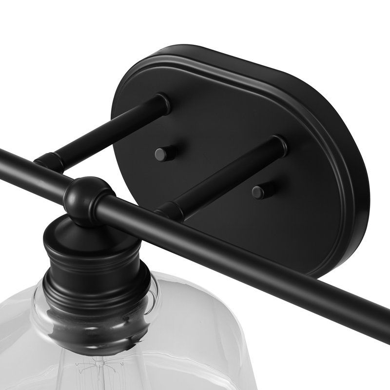 Ensemble de salle de bain 4 pièces noir mat