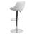 Hilia Vinyl Bucket Seat Adjustable Height Barstool with Diamond Pattern Back-1302222128