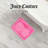 Juicy Couture Ribbon Border Memory Foam 1-Piece Bath Mat-124101707-128951473