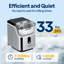 33 lb Machine à glaçons de comptoir / auto-nettoyante quotidienne-105686090
