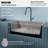 Karran Quartz 33'' X 22'' Large Single Bowl Drop-in Kitchen Sink With Bottom Grid and Strainer-61825449