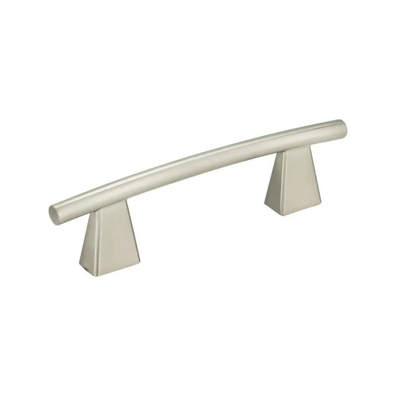 Fulcrum 3" Center to Center Arch pull, Brushed Nickel, 3"