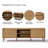 63'' W Modern TV Stand with Storage for TVs up to 65''
