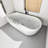 67" And Air Bath Tub, Adjustable , 6 Massage Jets, 8 Bubble White 100% High Gloss Acrylic Tub Reinforced Soaking With Functionality, - Resin & Fiberglass