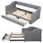 Convertible Twin XL To King Daybed With Upholstered Design And Storage Drawers-1357612228