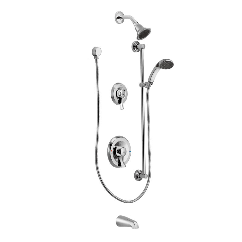 Ensemble de garniture commerciale M-Dura Positemp, Chrome