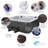 Refresh LS 6-Person Lounger 120 Port 81 Stainless Jet Hot Tub with Ozone Waterfall and Spectra LEDs-55931255