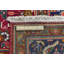 Tapis oriental traditionnel rétro rouge 10 x 13 Fuchsia
