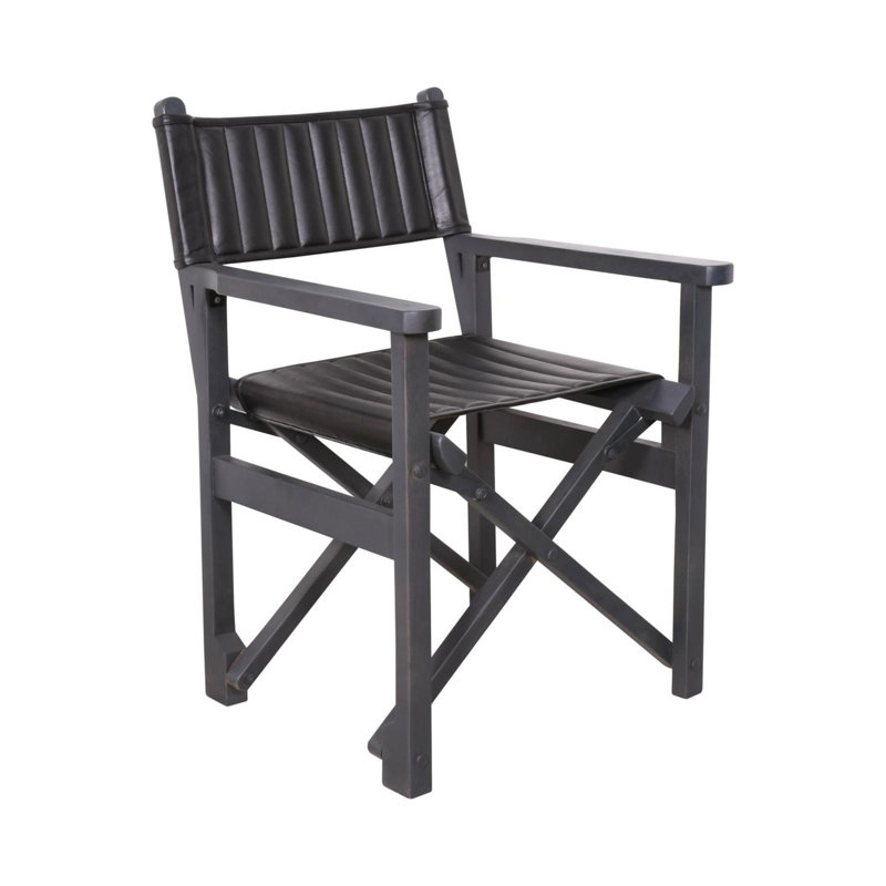 Gibrian Upholstered Armchair, 34'' H x 22'' W x 22'' D, Black