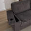  Canapé d'angle en L 110 po Modern Corduroy-126355640