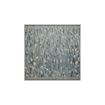 Machine Washable Gray Area Rug