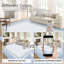 Tapis moderne lavable à la machine avec bordure en caoutchouc antidérapant à faible épaisseur pour salon, chambre à coucher, cuisine, salle à manger-696473896
