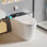Toilette intelligente avec siège chauffant et chasse d'eau automatique, veilleuse, siphon à double chasse d'eau, chasse d'urgence, toilette intelligente sans ouverture et fermeture automatiques