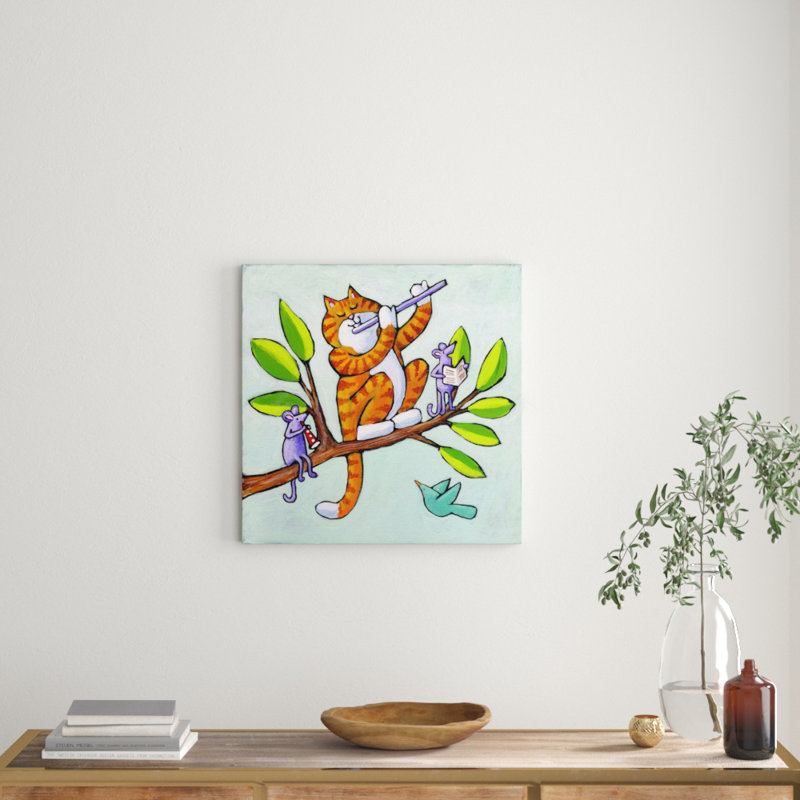 Janet Nelson - Wrapped Canvas Painting, 61cm H x 61cm W x 3.81cm D
