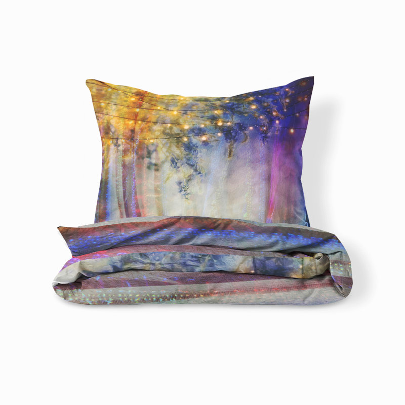  Ensemble de housse de couette Nights, Housse de couette simple et 2 taies décoratives