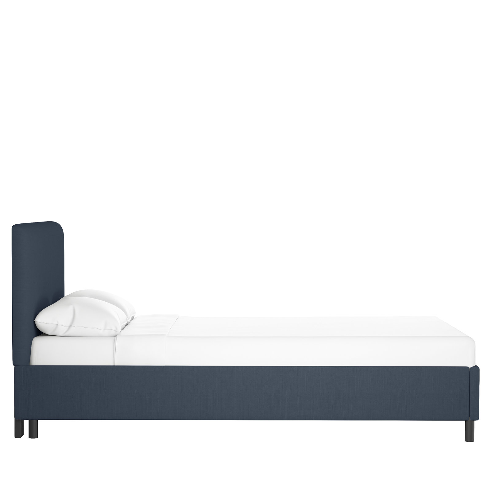 Eisley Upholstered Bed, King, Milsap Navy Sustain Tweed