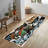 Soft Non Woven Printed Rug with Elegant Floral and Leaf Pattern for Indoor Spaces and Home Decor-125600382