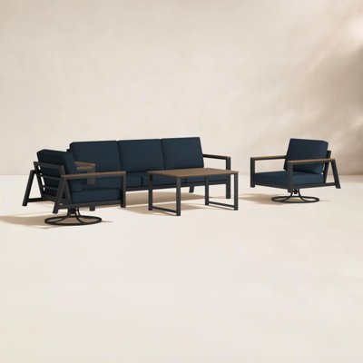 Townsend 5 Person Seating Group with Sunbrella Cushions