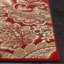 Brown Modern Rug, Floral Easy to Clean Rug For Living Room, Dining Room, Bedroom, Kitchen-1835763588