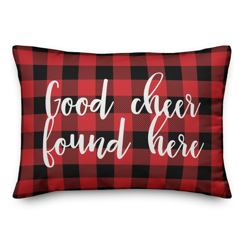  Coussin Good Cheer trouvé à Buffalo