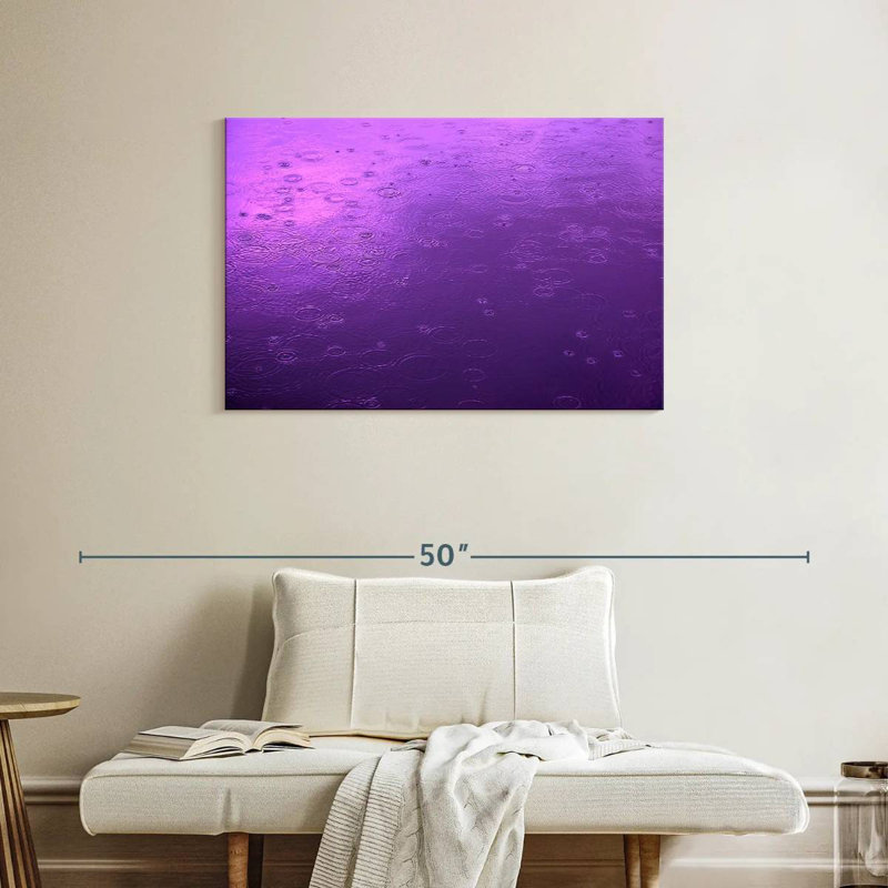 Alvord Purple Rain View, 24" H x 36" W
